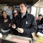 Massa en Mataderos: apoyó a Lousteau y le pegó a Macri