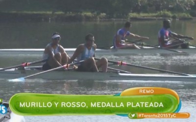 Cristian Rosso obtuvo la medalla de plata en el remo panamericano