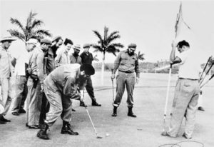 Las legendarias partidas de golf con su amigo el Che Guevara